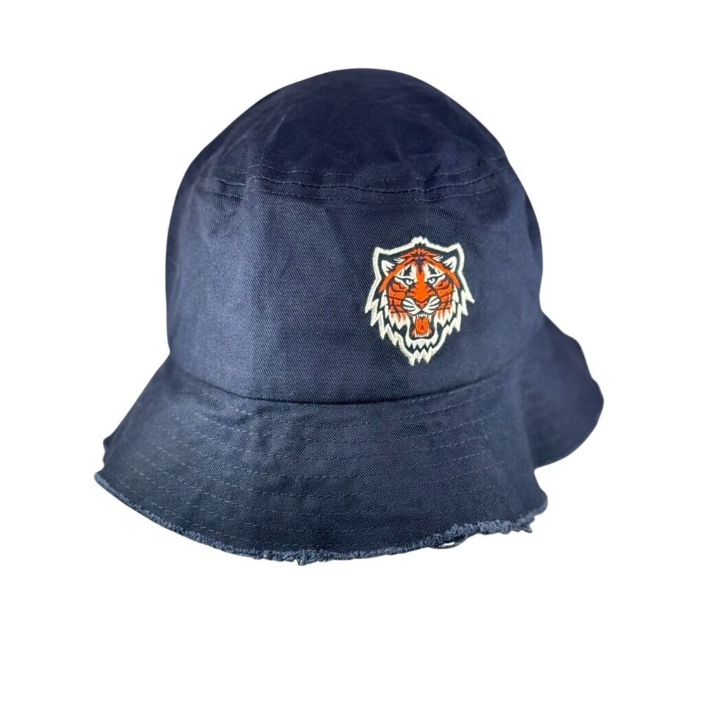 Detroit Tigers Bucket Hat Navy MLB Baseball Game Giveaway Adjustable